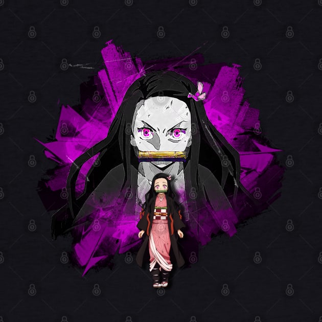 Nezuko purple night by Gonpachiro